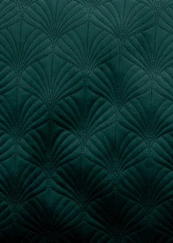 Catherine Lansfield Art Deco Pearl Quilted Bedspread (220x230cm)