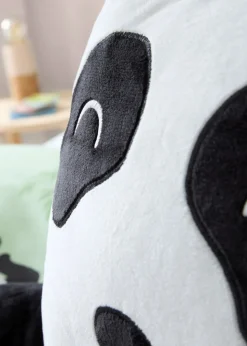 Catherine Lansfield Black/White Perry Panda Cuddle Cushion Back Rest (60x25cm)