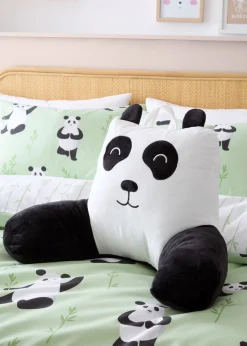 Catherine Lansfield Black/White Perry Panda Cuddle Cushion Back Rest (60x25cm)