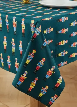 Catherine Lansfield Christmas Nutcracker Cotton Dining Table Cloth