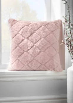 Catherine Lansfield Cosy Diamond Cushion (43x43cm)