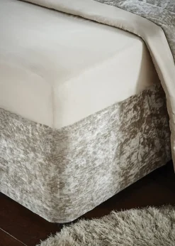 Catherine Lansfield Crushed Velvet Divan Base Wrap
