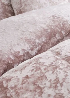 Catherine Lansfield Crushed Velvet Duvet Cover Set