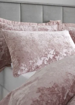 Catherine Lansfield Crushed Velvet Duvet Cover Set