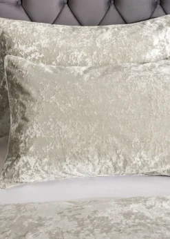 Catherine Lansfield Crushed Velvet Duvet Cover Set