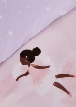 Catherine Lansfield Dancing Fairies Reversible Duvet Cover Set