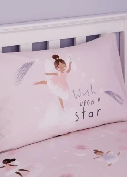 Catherine Lansfield Dancing Fairies Reversible Duvet Cover Set