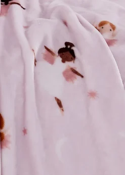 Catherine Lansfield Dancing Fairies Cosy Fleece Throw (130x170cm)