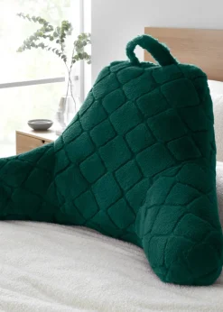 Catherine Lansfield Diamond High Back Cuddle Cushion Back Rest (74x97cm)