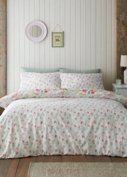 Catherine Lansfield Ella Poppy Reversible Duvet Cover Set