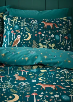 Catherine Lansfield Enchanted Twilight Animals Duvet Cover Set