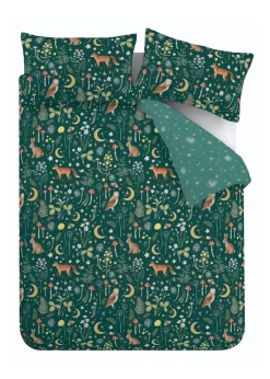Catherine Lansfield Enchanted Twilight Animals Duvet Cover Set