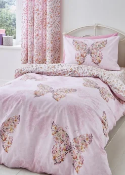 Catherine Lansfield Enchanted Butterfly Reversible Duvet Set