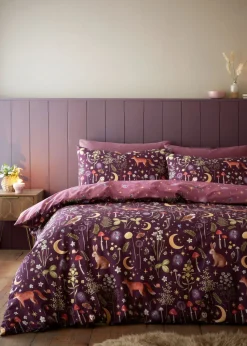 Catherine Lansfield Enchanted Twilight Animals Duvet Set