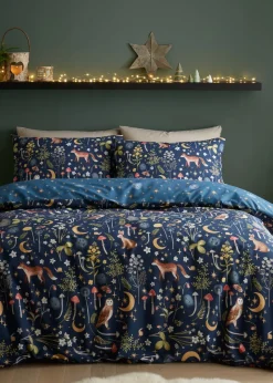 Catherine Lansfield Enchanted Twilight Animals Duvet Cover Set