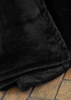 Catherine Lansfield Extra Large Raschel Velvet Touch Blanket Throw (200x240cm)