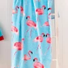 Catherine Lansfield Flamingo Cotton Beach Towel