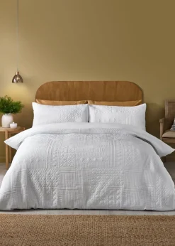 Catherine Lansfield Folkstone Geo Duvet Cover Set