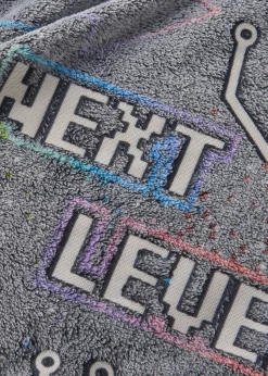 Catherine Lansfield Game Over Glow in the Dark Cosy Fleece Blanket Throw (130x170cm)