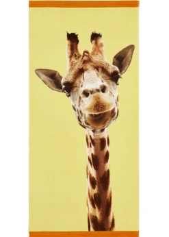 Catherine Lansfield Giraffe Cotton Beach Towel