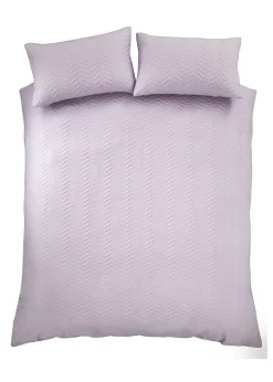 Catherine Lansfield Heatset Wave Duvet Cover Set