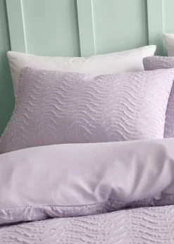 Catherine Lansfield Heatset Wave Duvet Cover Set