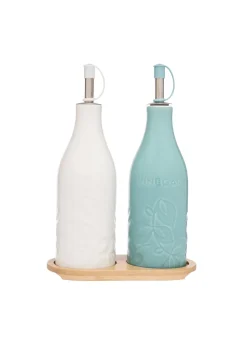 Catherine Lansfield Inga Oil & Vinegar Bottle Set Of 2