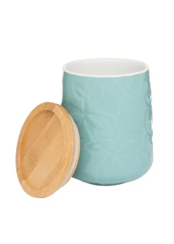 Catherine Lansfield Inga Storage Jar Teal