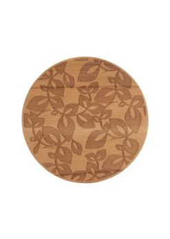 Catherine Lansfield Inga Wooden Round Trivet