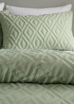Catherine Lansfield Jacob Geo Soft Touch Duvet Cover Set