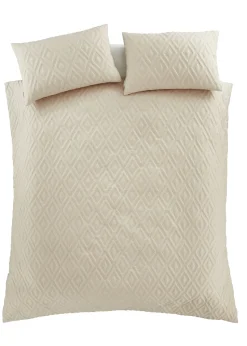 Catherine Lansfield Jacob Geo Soft Touch Duvet Cover Set