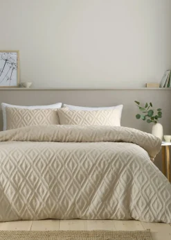 Catherine Lansfield Jacob Geo Soft Touch Duvet Cover Set