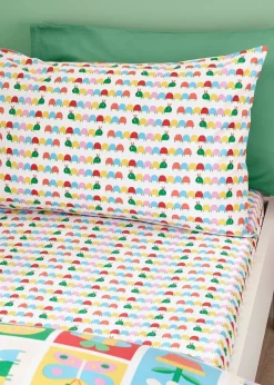 Catherine Lansfield Kids Curious Caterpillar Bright Fitted Sheet