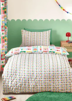 Catherine Lansfield Kids Curious Caterpillar Bright Reversible Duvet Cover Set