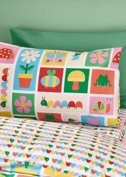 Catherine Lansfield Kids Curious Caterpillar Bright Reversible Duvet Cover Set