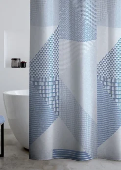 Catherine Lansfield Larsson Geo Shower Curtain