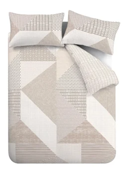 Catherine Lansfield Larsson Geo Reversible Duvet Cover Set