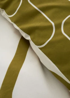 Catherine Lansfield Linear Curve Geometric Reversible Duvet Cover Set