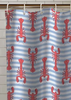 Catherine Lansfield Lobster Shower Curtain