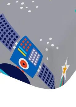 Catherine Lansfield Lost In Space Fitted Sheet