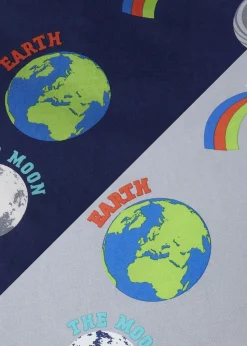 Catherine Lansfield Lost In Space Reversible Duvet Cover Set