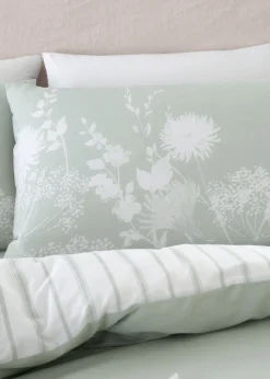 Catherine Lansfield Meadowsweet Floral Reversible Duvet Cover Set
