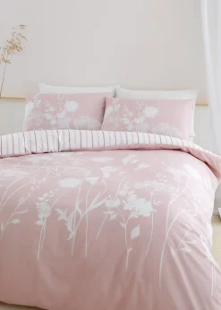 Catherine Lansfield Meadowsweet Floral Reversible Duvet Cover Set