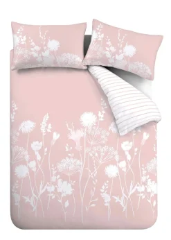 Catherine Lansfield Meadowsweet Floral Reversible Duvet Cover Set