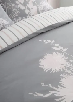 Catherine Lansfield Meadowsweet Floral Reversible Duvet Cover Set