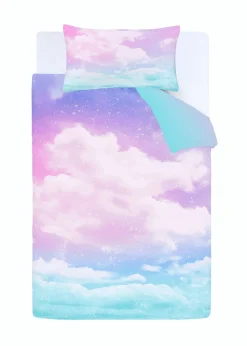 Catherine Lansfield Ombre Rainbow Clouds Duvet Cover