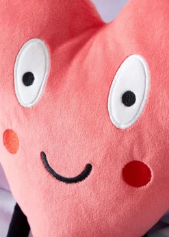 Catherine Lansfield Pink Red Forever Together Sweet Hearts Magnetic Hands Cushions