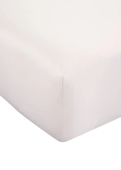 Catherine Lansfield Silky Soft Satin Fitted Sheet Blush