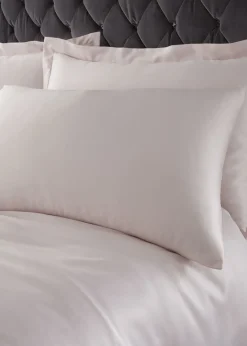 Catherine Lansfield Silky Soft Satin Duvet Cover Set Blush
