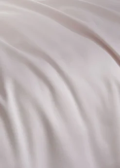 Catherine Lansfield Silky Soft Satin Duvet Cover Set Blush